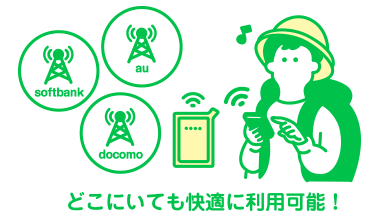 どんなときもWiFiのエリア